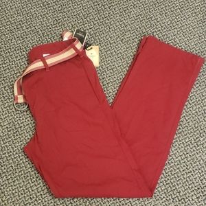 32 by 32 Men's Haggar Red Jeans NWT